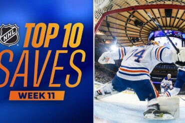Top 10 Saves from Week 11 | 2023-24 NHL Season