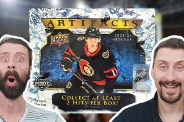 WOW! 2023-24 Upper Deck Artifacts Double Hobby Box Break!