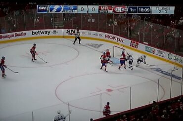 Tampa Bay Lightning's Jan Rutta scores vs. Montreal Canadiens game 3 Stanley Cup Final 7/2/21