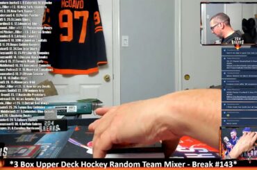 *3 Box Upper Deck Hockey Random Team Mixer - Break #143*