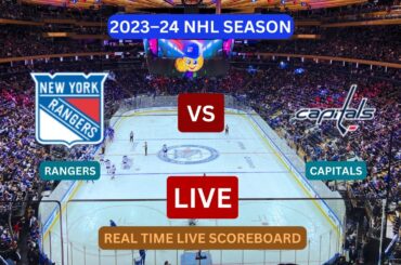 New York Rangers vs Washington Capitals LIVE Score UPDATE Today Hockey NHL Season Match Dec 27 2023