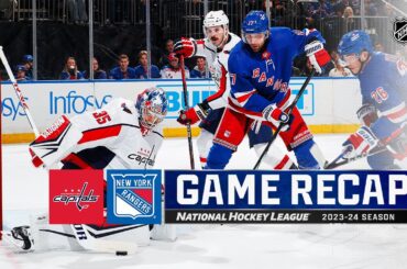 Capitals @ Rangers 12/27 | NHL Highlights 2023