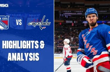 Rangers Overcome Slow Start To Dominante Caps At Home | New York Rangers