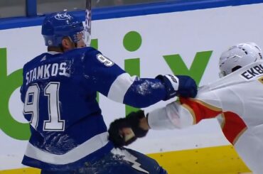 Steven Stamkos Goes After Aaron Ekblad