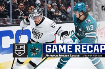Sharks @ Kings 12/27 | NHL Highlights 2023