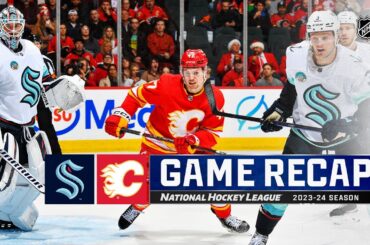 Kraken @ Flames 12/27 | NHL Highlights 2023