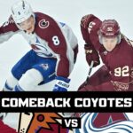 Jack McBain wins it for Arizona Coyotes in thrilling comeback victory over Colorado Avalanche
