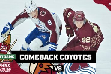 Jack McBain wins it for Arizona Coyotes in thrilling comeback victory over Colorado Avalanche