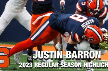 Justin Barron 2023 Regular Season Highlights | Syracuse DB