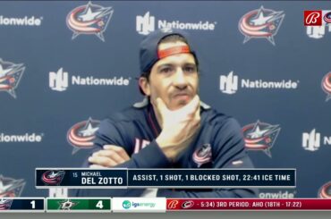Michael Del Zotto talks about the team's loss in Dallas