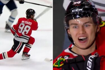 Connor Bedard Calls Game With Overtime Winner vs. Jets