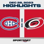 NHL Highlights | Canadiens vs. Hurricanes - December 28, 2023