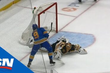 Blues Put Bruins Away In Shootout Lead By Binnington