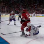 Hurricanes' Stefan Noesen Rocks Juraj Slafkovsky With Massive Open-Ice Hit