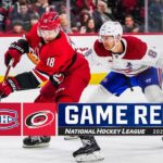 Canadiens @ Hurricanes  12/28 | NHL Highlights 2023