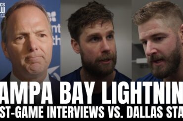 Jon Cooper, Calvin de Haan & Austin Watson React to Tampa Bay Lightning Blowout Loss vs. Dallas