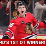 Connor Bedard & Petr Mrazek Carry Chicago Blackhawks To 2-1 OT Win Over Winnipeg Jets