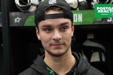 Wyatt Johnston Post Game Press Conference Nov 6 vs Boston Bruins