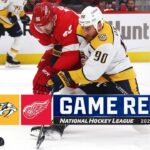 Predators @ Red Wings 12/29 | NHL Highlights 2023