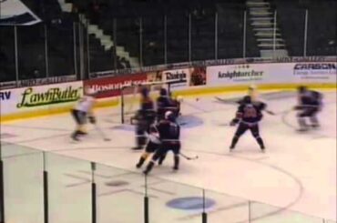 10-14-13 Regina Pats vs Brandon Wheat Kings Ryan Pulock