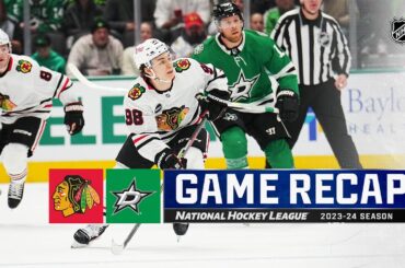 Blackhawks @ Stars 12/29 | NHL Highlights 2023