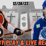 Philadelphia Flyers vs Vancouver Canucks Live Reaction | NHL Play by Play | Flyers vs Canucks