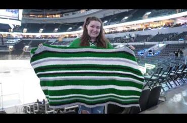 Dallas Stars Fan Project - Scoreboard Crochet Blanket