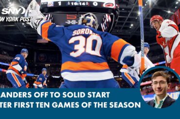 Mathew Barzal, Ilya Sorokin have gotten banged-up Islanders off to a solid start