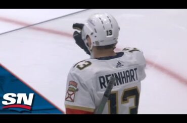 Panthers' Evan Rodrigues Threads The Needle With A Backhand Pass To Set Up Sam Reinhart's Goal