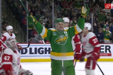 Все действия Кирилла Капризова в матче с Детройтом. Очередные 1+1 Капризова. 28 декабря 2023