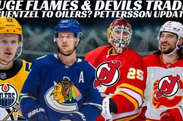 NHL Trade Rumours - Huge Flames & NJ Deal? Pettersson Update, Guentzel to Oilers? WJC Recap & More