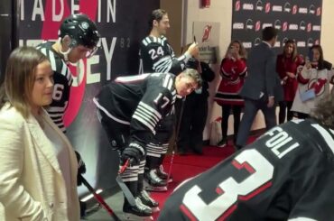 Simon Nemec Preparing to Make His NHL Debut NJ Devils 12/1/23 - BEHIND THE SCENES