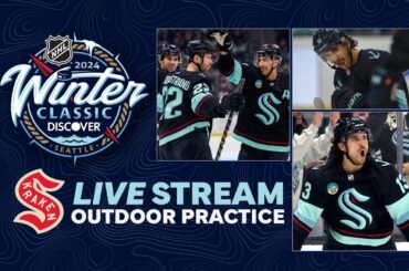 Hometown hero Kailer Yamamoto and the Kraken's 2024 Discover NHL Winter Classic Practice Skate