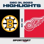 NHL Highlights | Bruins vs. Red Wings - December 31, 2023