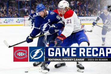 Canadiens @ Lightning 12/31 | NHL Highlights 2023