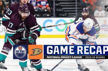 Oilers @ Ducks 12/31 | NHL Highlights 2023
