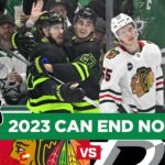 The Chicago Blackhawks Drop the Ball in New Years Eve Loss vs Stars | CHGO Blackhawks Postgame