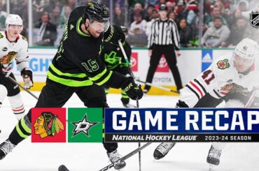 Blackhawks @ Stars 12/31 | NHL Highlights 2023