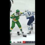 They Fought Off The Opening Faceoff 😳