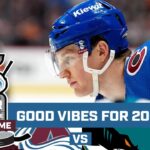 The Colorado Avalanche win on New Years with third period fireworks over San Jose Sharks