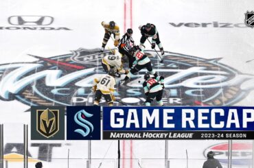 2024 Winter Classic | Golden Knights @ Kraken 1/1 | NHL Highlights 2024