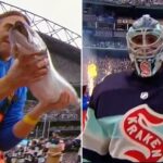 Seattle Kraken Walk Out to Fish Being Thrown | 2024 NHL Winter Classic