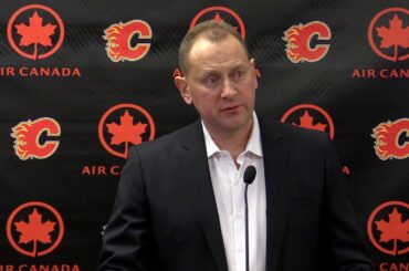 RAW: Flames GM on acquiring Curtis Lazar