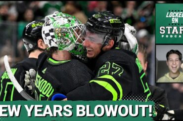 The Dallas Stars DESTROY the Blackhawks on New Year's Eve! Mason Marchment Hat Trick and much more!!