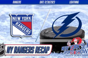 New York Rangers finish 2023 on top with 5-1 win at Tampa Bay Lightning