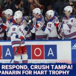 Artemi Panarin for MVP!! Breadman nets hat trick as the Rangers crush the Tampa Bay Lightning, 5-1!