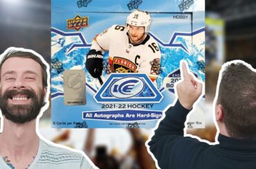 SICK! 2021-22 Upper Deck Ice Hobby Box Break!