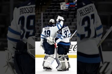 Connor Hellebuyck & Laurent Brossoit The NHL's Best Goalie Tandem?!  #nhljets #nhl