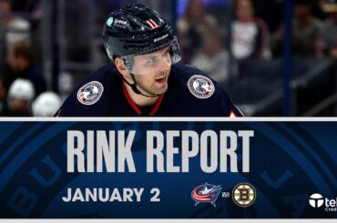 Columbus Blue Jackets begin 2024 vs. Boston Bruins 🎉 | Rink Report (1/2/23)