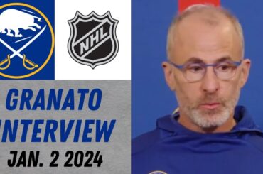 Don Granato After Practice Interview (1/2/2024)